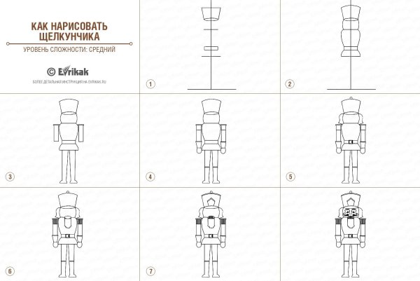 Щелкунчик рисунок карандашом