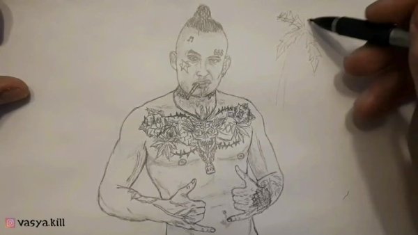 Рисунок МОРГЕНШТЕРНА карандашом