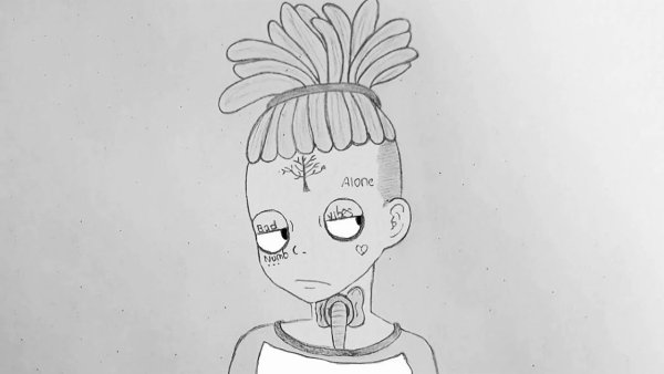 Рисунок Xxtentacion