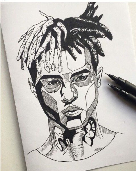 Портрет Xxtentacion
