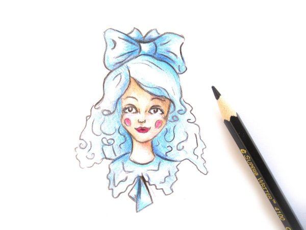 Мальвина рисунок