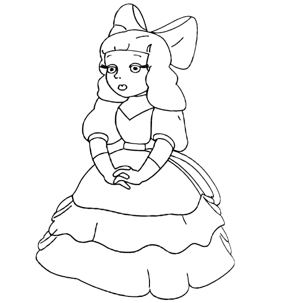 Буратино и Мальвина раскраска для детей