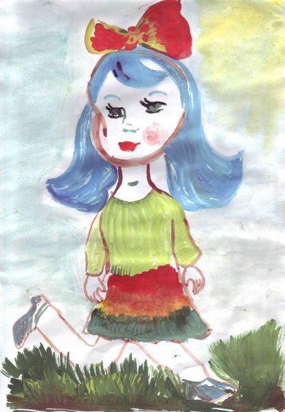 Мальвина рисунок