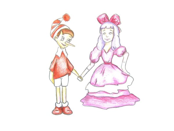 Герои Буратино Мальвина