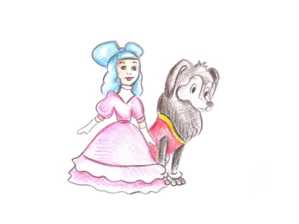 Мальвина рисунок