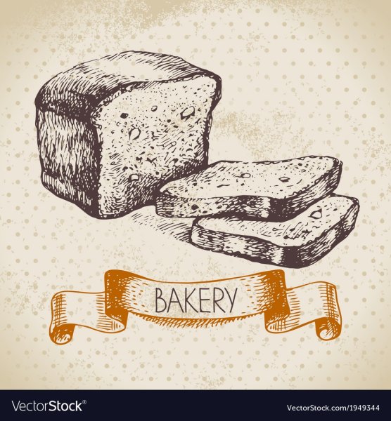 Хлебобулочные изделия рисунок