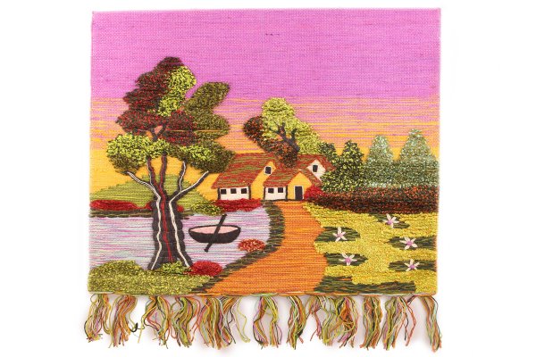 Гобелен плетеный