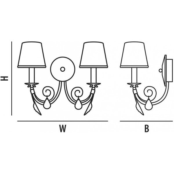 Люстра цветной рисунок