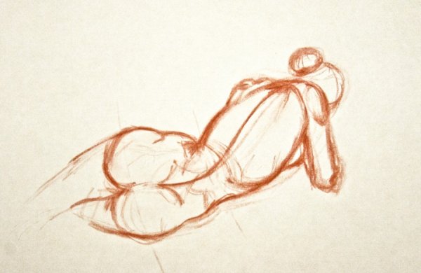 Яковлев Наброски сангина