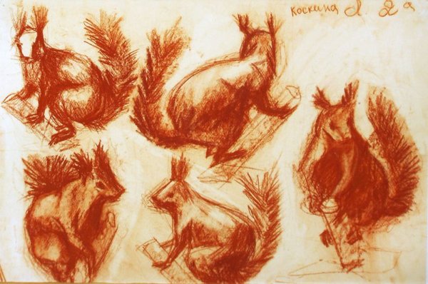 Животные мягким материалом