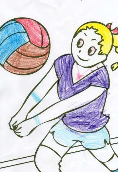 Спортивные рисунки