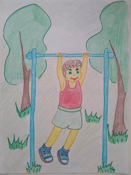 Рисование на спортивную тему