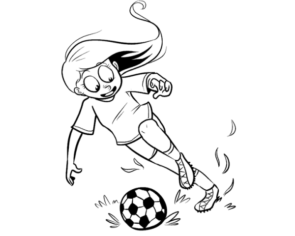 Рисунки на тему футбол легкие