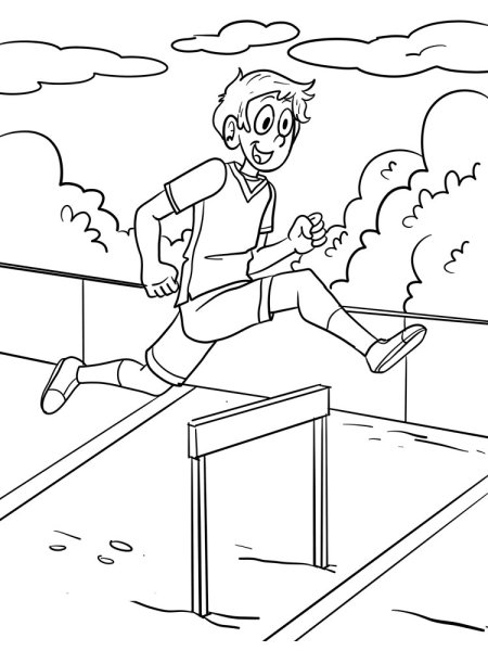 Рисунок на спортивную тему