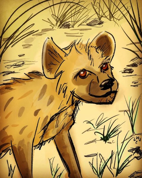 Гиена для детей