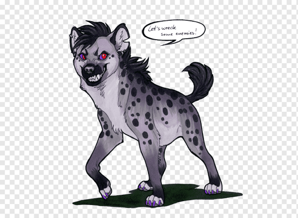 Гиена рисунок