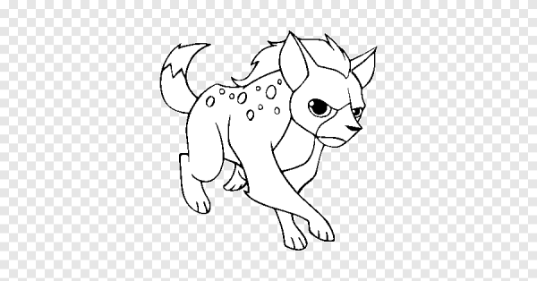 Хранитель Лев раскраска гиены