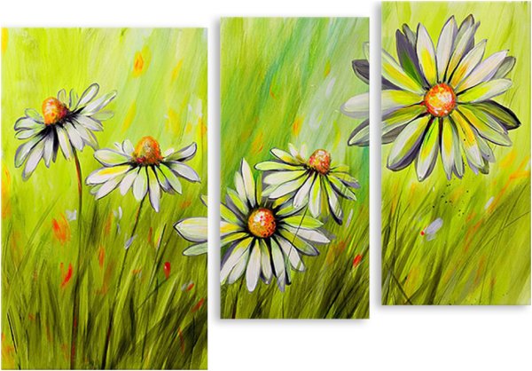 Модульные картины акрилом на холсте