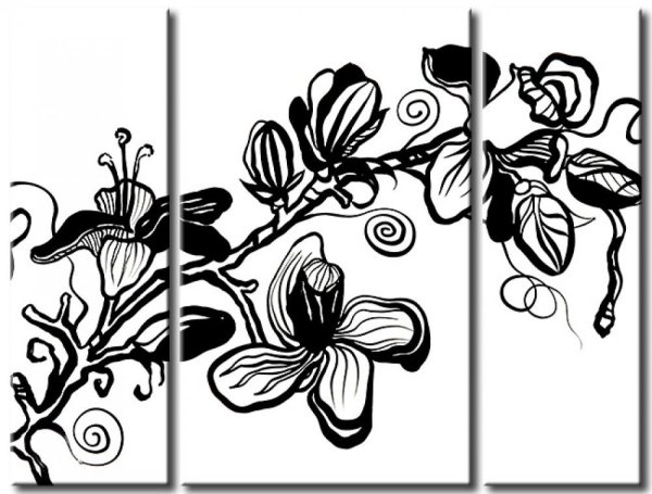 Модульные картины карандашом