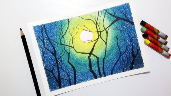 Рисунки пастелью для начинающих