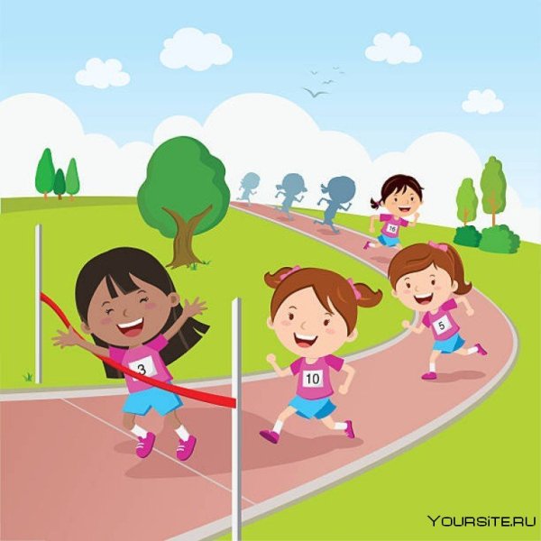 Легкоатлет мультяшный