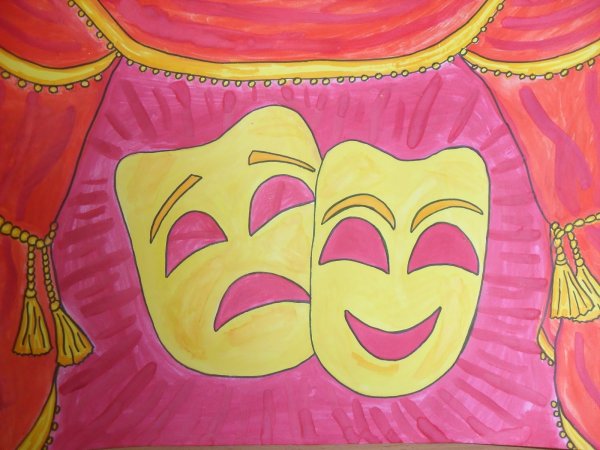 Рисование для детей театр