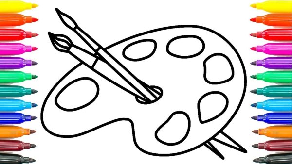 Кисточка для рисования для детей