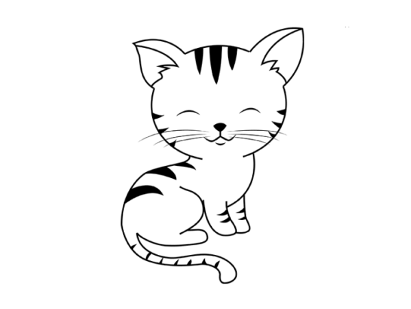 Рисуем кошку