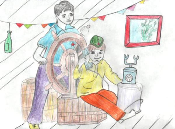 Тимур и его команда рисунок