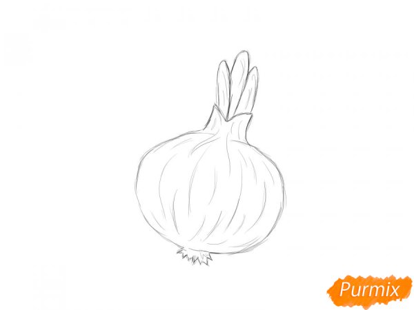 Лук раскраска для малышей