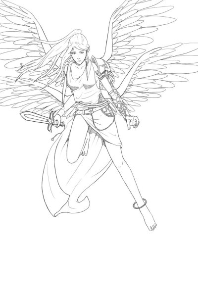 Валькирия раскраска