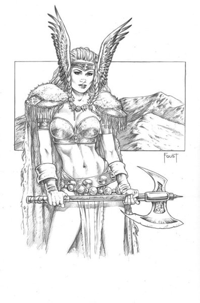 Валькирия контур