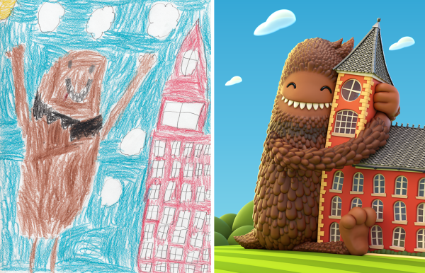 Фантазия рисунок карандашом