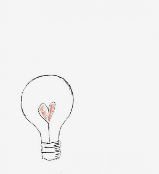 Лампочка для срисовки