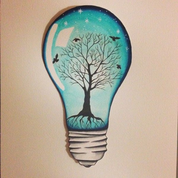 Лампочка эскиз