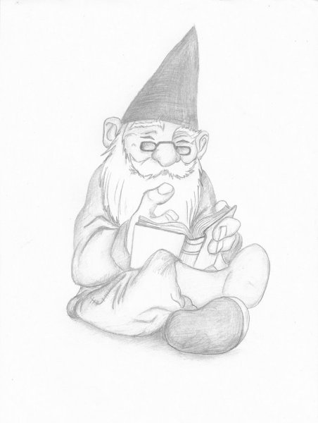 Гномы карандашом
