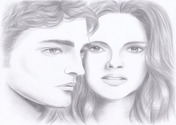 Вампир рисунок карандашом