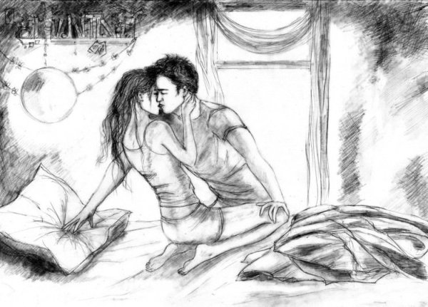 Эдвард и Белла рисунок