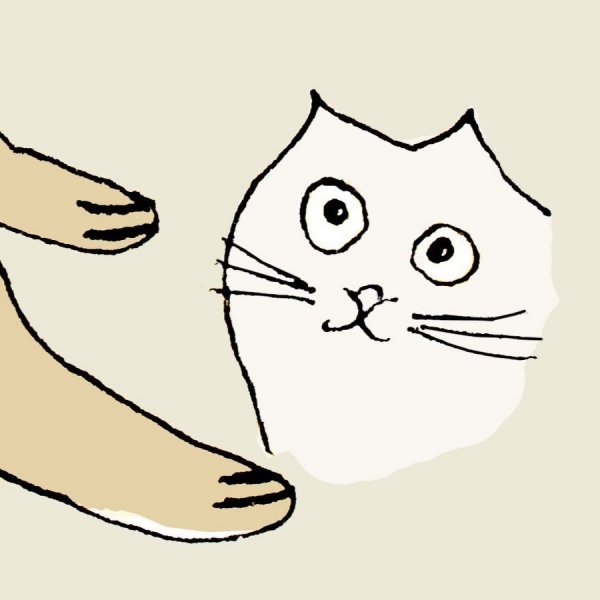 Рисунок шлёпы кот