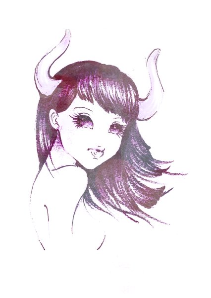 Нарисовать знак зодиака Телец