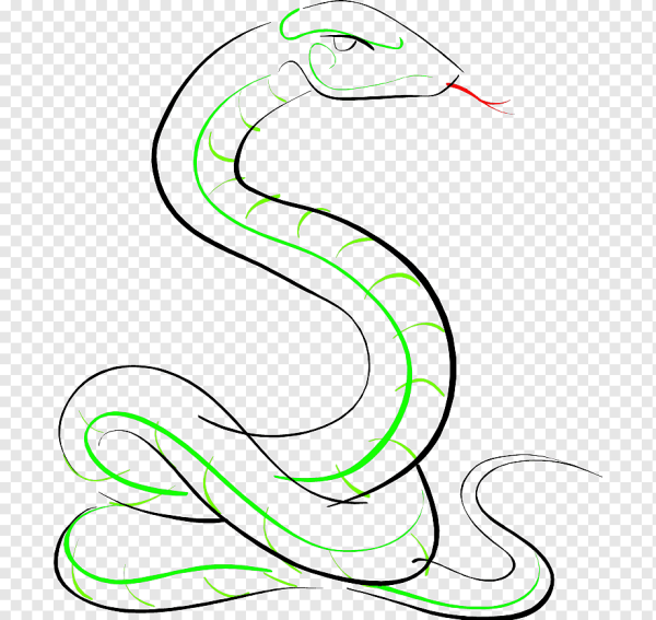 Кобра рисования