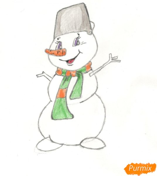 Снежный шар раскраска