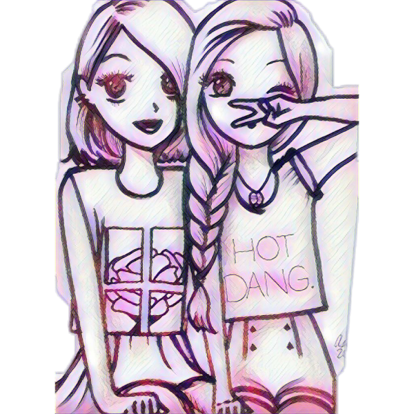 Рисунки для подруги легкие