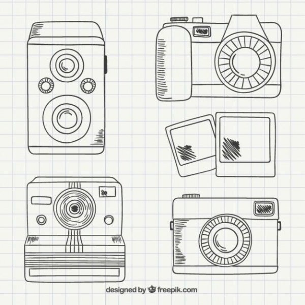 Фотоаппарат карандашом легко