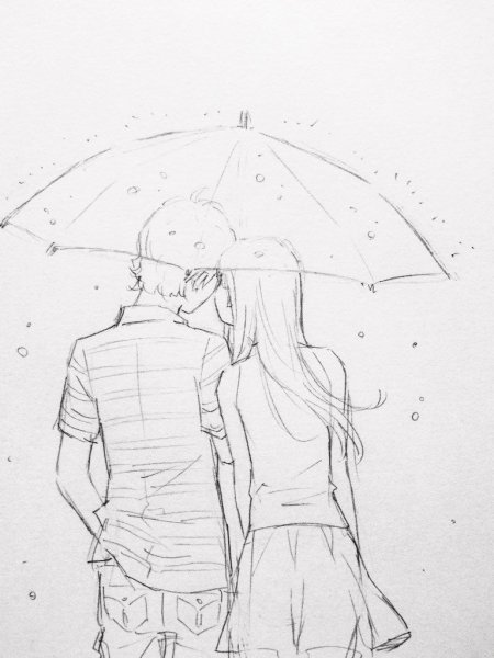 Рисунки для срисовки парочки