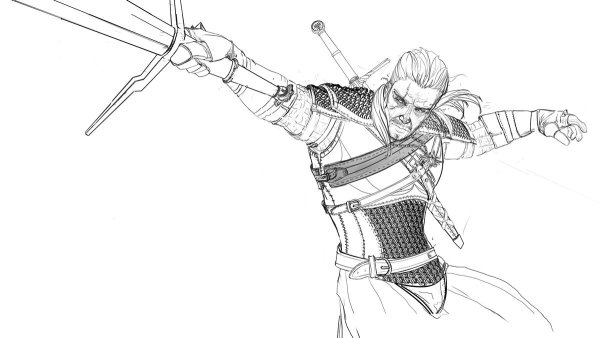 Герольд из Ривии раскраска