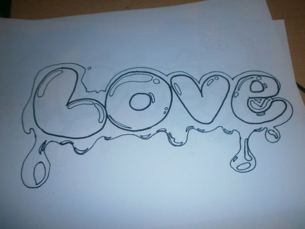 Надписи карандашом для срисовки