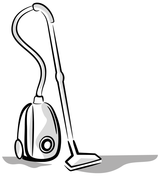Пылесос трафарет