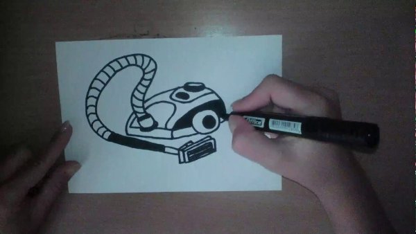 Нарисовать пылесос