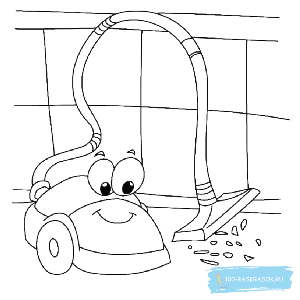 Бытовая техника раскраска для детей